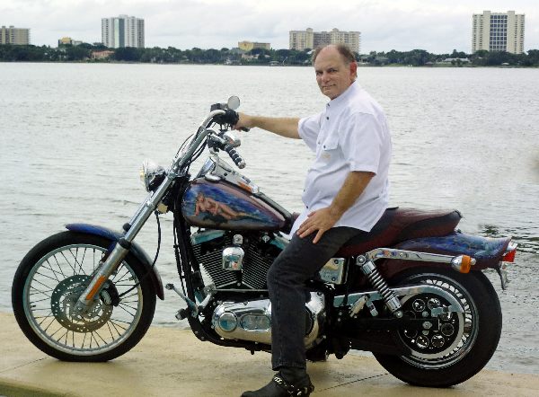 Lou On His Harley